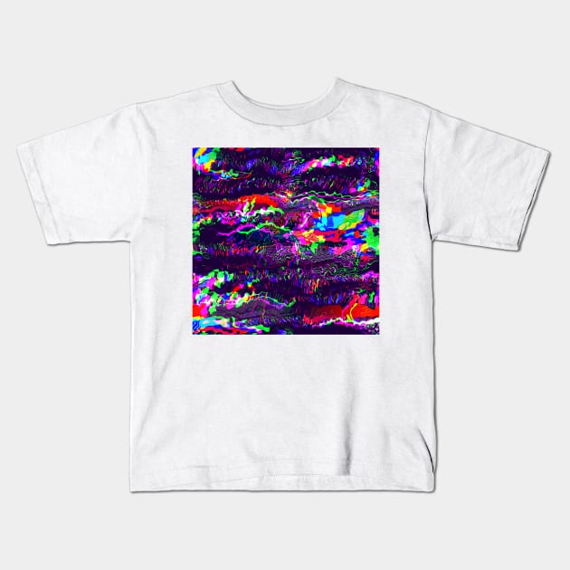 Glitched screen Kids T-Shirt by KylePrescott